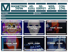 Tablet Screenshot of magnetronmusic.com